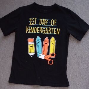 Children's Place First Day Of Kindergarten Tee